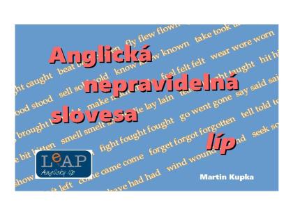 obálka jazykové příručky Anglická nepravidelná slovesa líp